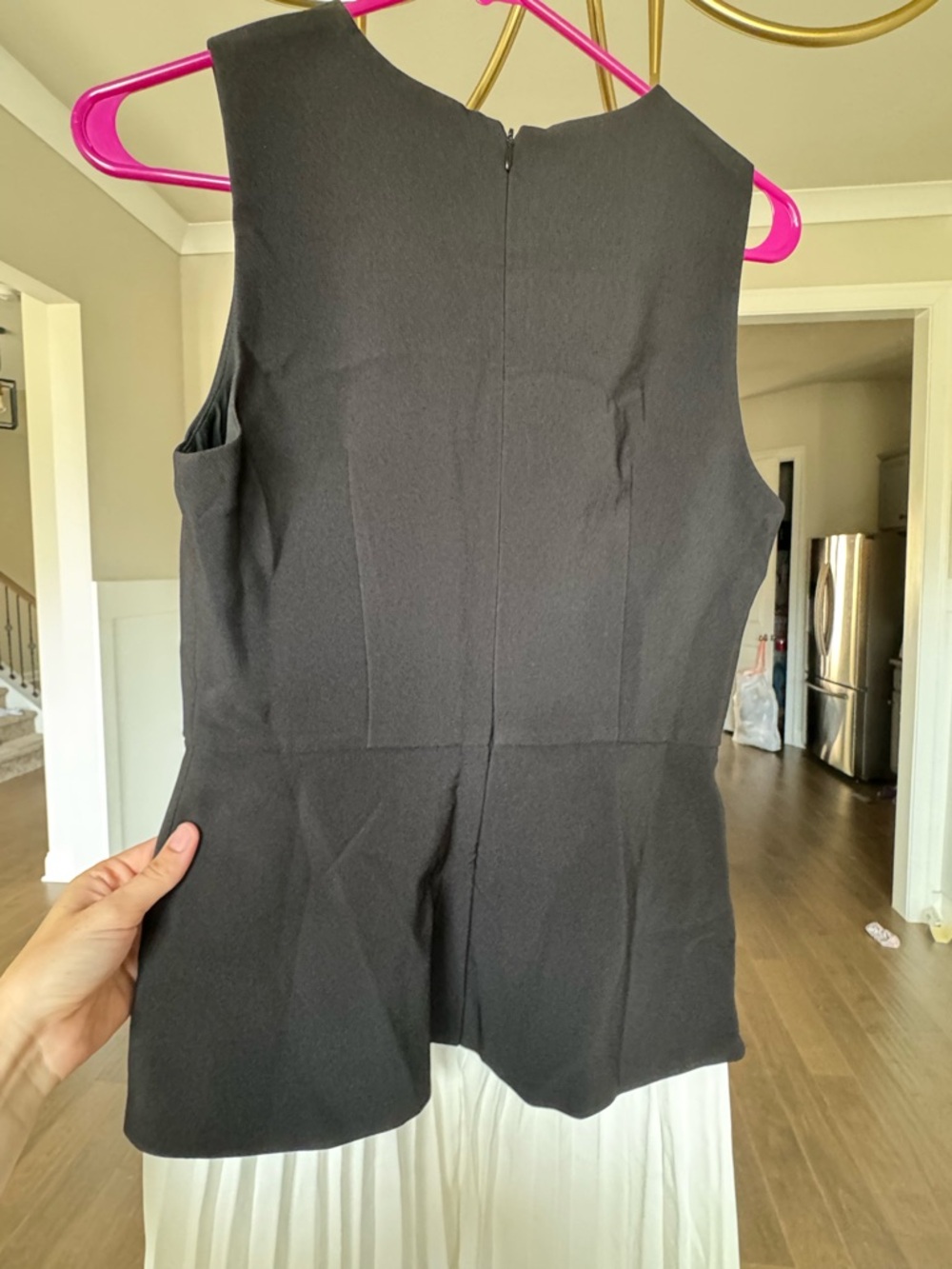 Commense Black & White Peplum Mini Dress - Picture 5 of 5